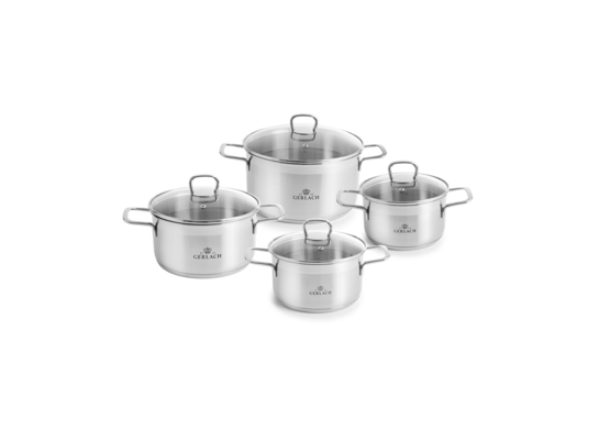 Komplet garnków Brava 8 elementów indukcja GERLACH