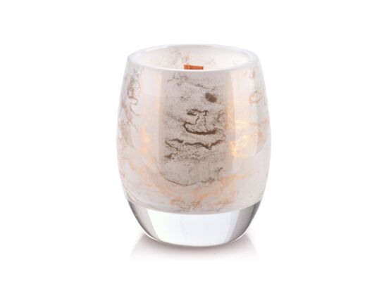 Świeca 10 x 8 cm CRISTIE złoty marmur