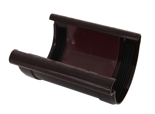 Łącznik rynny S130 brązowy