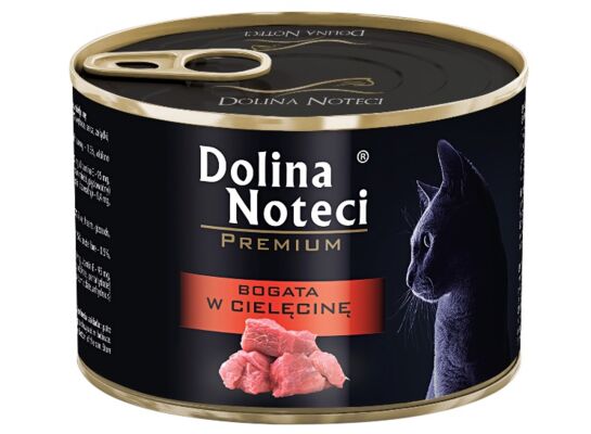 Karma mokra 185 g cielęcina Dolina Noteci Kot