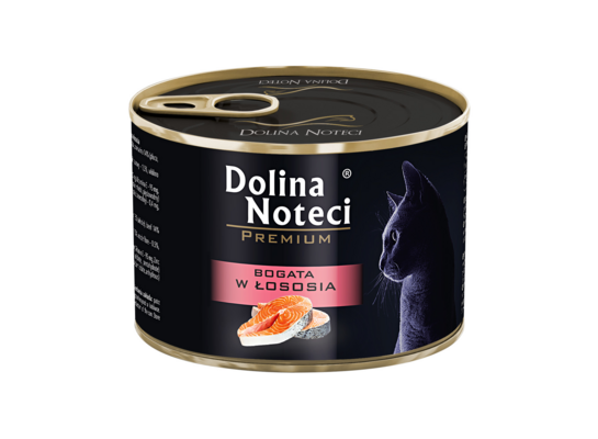 Karma mokra 185 g łosoś Dolina Noteci Kot