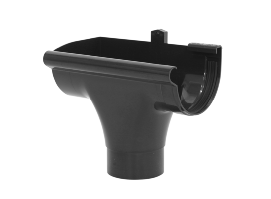 Wypust lewy S130 Ø130 grafitowy