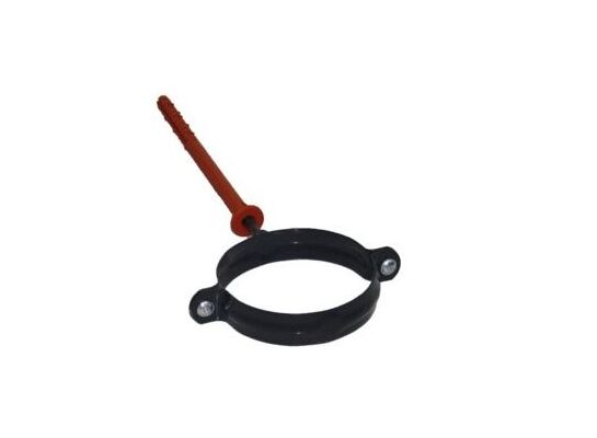 Uchwyt rury metal Ø100 L-220 grafitowy