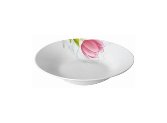Talerz głęboki 20 cm TULIPAN róż