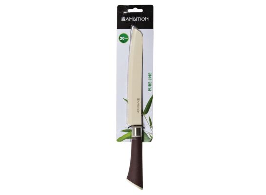 Nóż do chleba 20 cm kremowy