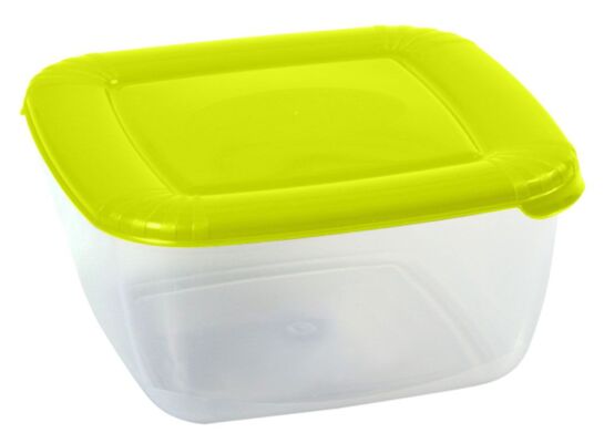 Pojemnik do żywności kwadratowy ALBERT 1,5 l limonka DOMOTTI