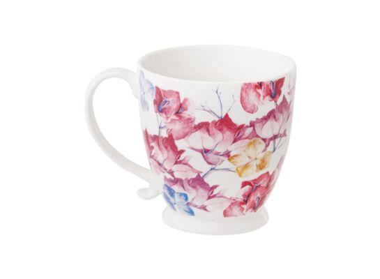 Kubek 480 ml kwiatki różowe