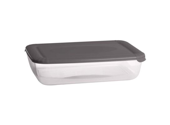 Pojemnik do żywności prostokątny ALBERT 1,9 l szary DOMOTTI