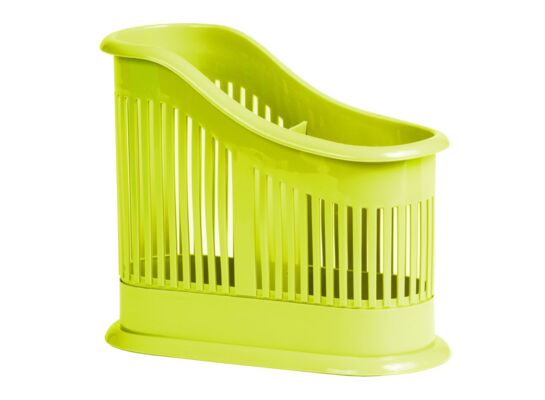 Ociekacz na sztućce Soleo 2-komorowy zielony DOMOTTI