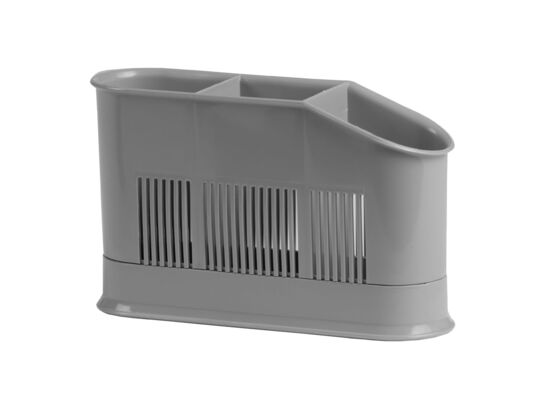 Ociekacz na sztućce Asca 3-komorowy szary DOMOTTI