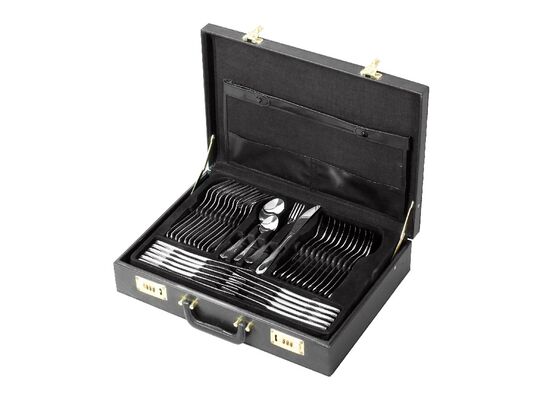 Komplet sztućców NAPOLI 72 elementy walizka AMBITION