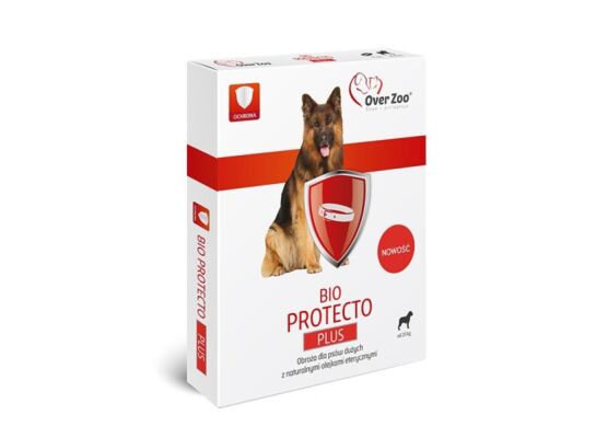 Obroża bio Protecto plus duży pies 75 cm od 25 kg OVER ZOO