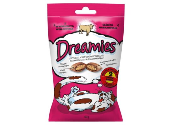 Przysmak dla kota z wołowiną 60 g Dreamies