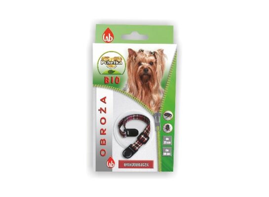 Obroża BIO pies pasożyty 35 cm PCHEŁKA