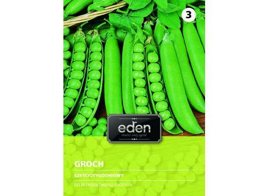 Groch łuskowy gładki Sześciotygodniowy 50 g Eden
