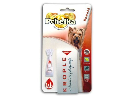 Krople pies odstraszające 1 ml do 5 kg PCHEŁKA