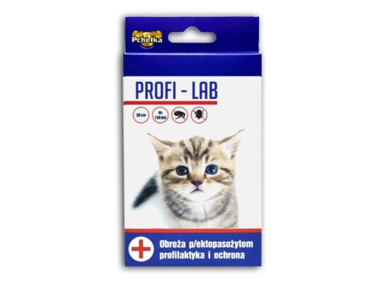 Obroża PROFI kot pasożyty 30 cm PCHEŁKA