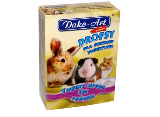 Dropsy jogurtowe Dako-Art 75 g pokarm dla gryzoni królików