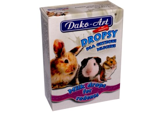 Dropsy mleczne Dako-Art 75 g pokarm dla gryzoni królików