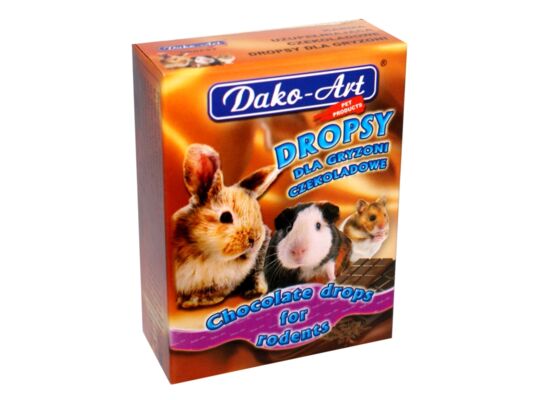 Dropsy czekoladowe Dako-Art 75 g pokarm dla gryzoni królików