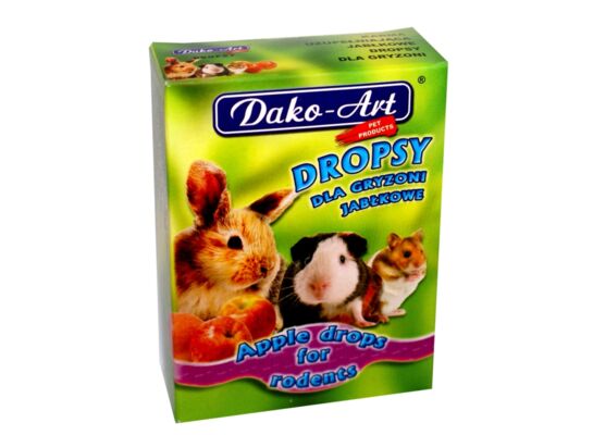 Dropsy jabłkowe Dako-Art 75 g pokarm dla gryzoni królików