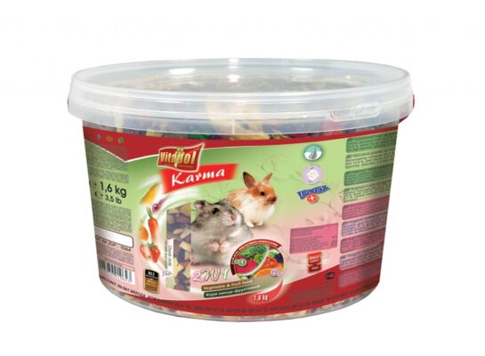 Vitapol chomik/królik owocowo - warzywny wiadro 1,6 kg