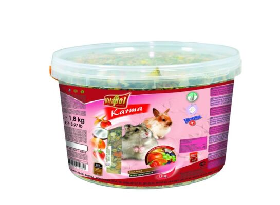 Vitapol chomik/królik owocowy 1,7 kg wiadro