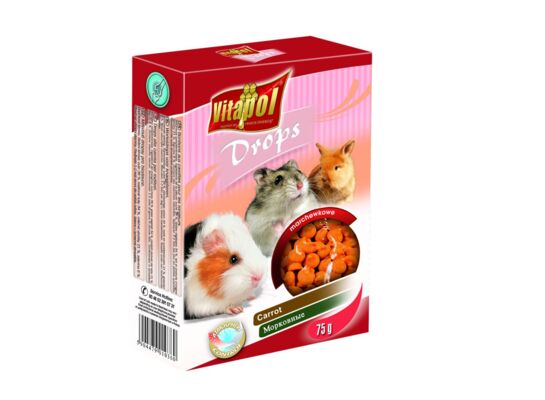 Vitapol dropsy dla gryzoni marchewka 75 g
