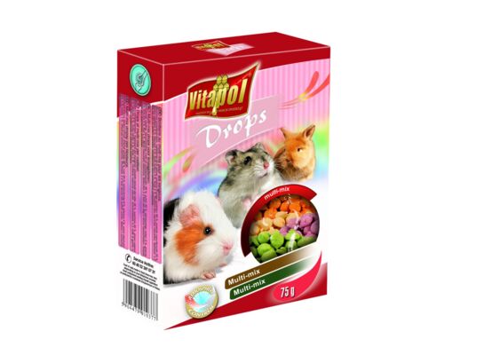 Vitapol dropsy dla gryzoni mix 75 g