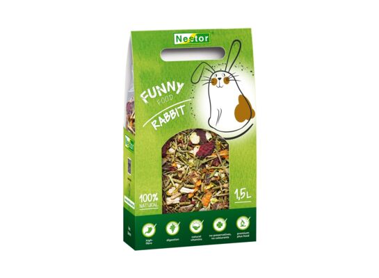 Nestor funny pokarm królik 1500 ml