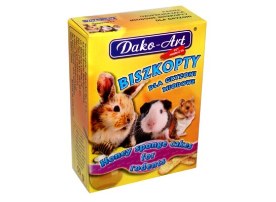 Biszkopty dla gryzoni miodowe 50 g