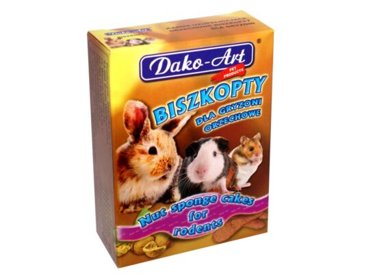 Biszkopty dla gryzoni orzechowe 50 g