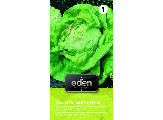 Sałata gruntowa masłowa Królowa Majowych 1 g Eden