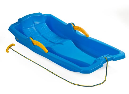 Sanki z hamulcami z linką mix kolorów