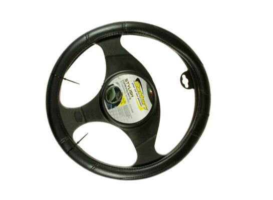 Pokrowiec na kierownicę BLACK 37/38 cm STYLISH