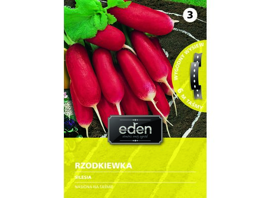 Rzodkiewka na taśmie Silesia 6 m Eden