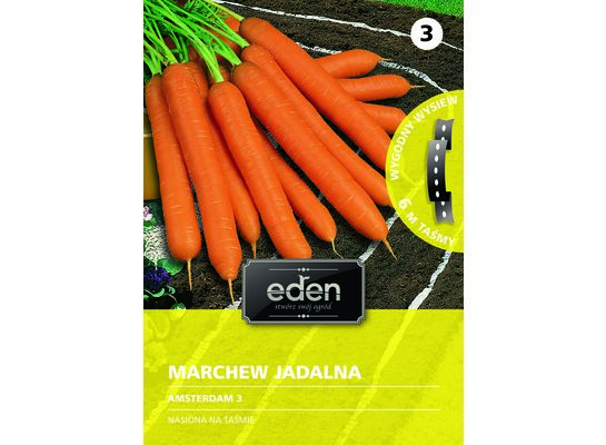 Marchew na taśmie Amsterdam 3 - 6 m Eden