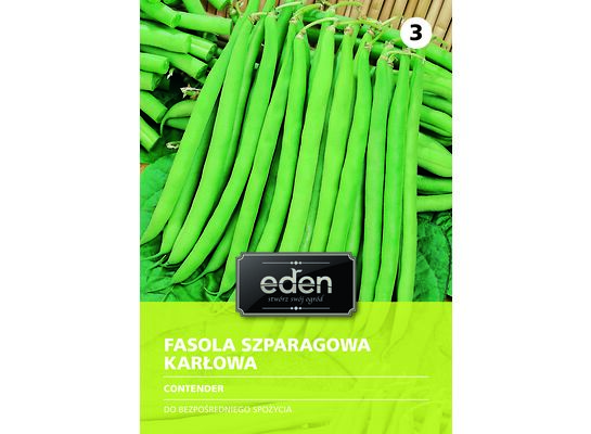 Fasola szparagowa karłowa zielona Contender 30 g Eden
