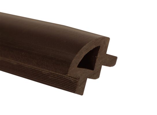 Ćwierćwałek WPC ciemny brąz