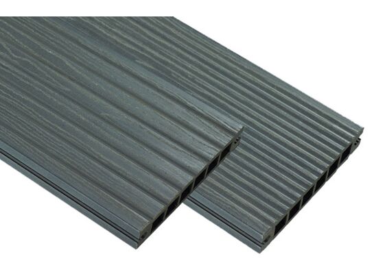 Deska tarasowa WPC ryflowana grafit 240 x 14 x 2 cm Winfloor