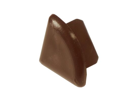 Zaślepka ćwierćwałka WPC jasny brąz