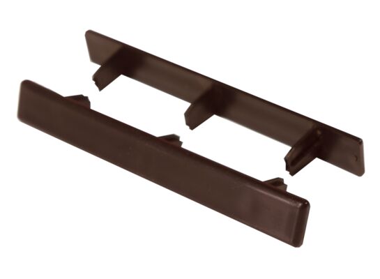 Zaślepka deski WPC ciemny brąz 145 mm