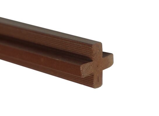 Łącznik krzyżak WPC jasny brąz 240 x 2 x 2 cm Winfloor