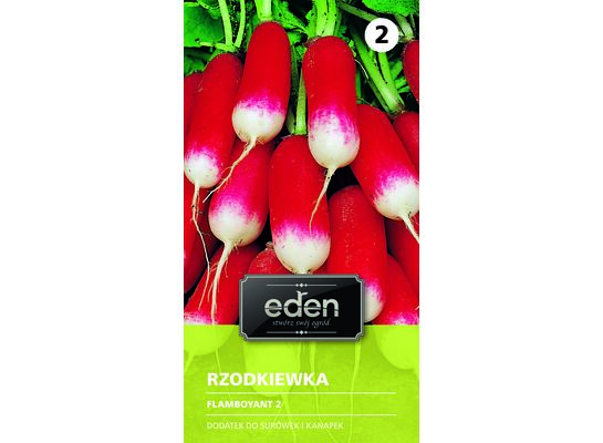Rzodkiewka Flamboyant 2 - 5 g Eden