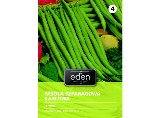 Fasola szparagowa karłowa zielona Ferrari 30 g Eden