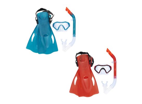 Zestaw do nurkowania maska + rurka + płetwy wiek 7+ Bestway
