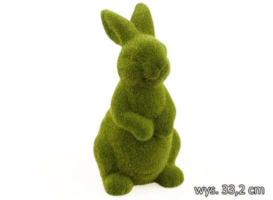 Zając MGO 18,2 x 17 x 33,2 cm zielony