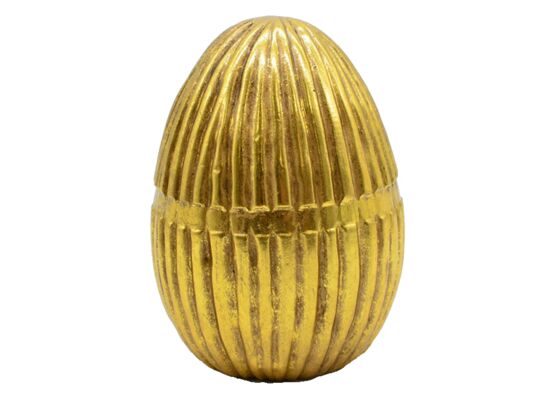 Jajko ceramiczne 8,5 x 8,5 x 11,7 cm złoty
