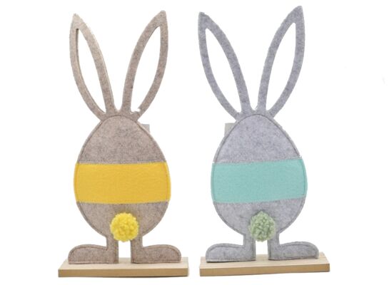 Zając filcowy 20 x 5 x 40 cm