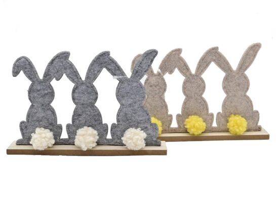 Zając filcowy 25 x 4 x 16 cm